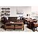 Salzburg Club Chair Cappuccino Brown Leather by Moe's Home Collection