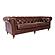 Birmingham Sofa Cappuccino Brown Leather by Moe's Home Collection