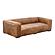 Bolton Sofa Open Road Brown Leather by Moe's Home Collection