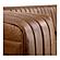 Castle Sofa Open Road Brown Leather by Moe's Home Collection
