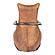 Carlisle Club Chair Grazed Brown Leather by Moe's Home Collection