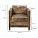 Darlington Club Chair Grazed Brown Leather by Moe's Home Collection