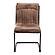 Ansel Dining Chair Grazed Brown Leather (Set of 2) by Moe's Home Collection