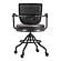 Foster Swivel Desk Chair Onyx Black Leather by Moe's Home Collection