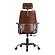 Executive Office Chair Cappuccino Brown Leather by Moe's Home Collection