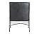 Dagwood Leather Arm Chair Onyx Black Leather by Moe's Home Collection