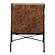 Dagwood Leather Arm Chair Open Road Brown Leather by Moe's Home Collection