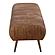 Endora Bench Open Road Brown Leather by Moe's Home Collection