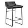 Starlet Counter Stool Onyx Black Leather (Set of 2) by Moe's Home Collection