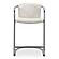Freeman Chrome Frame Counter Stool Blended Cream (Set of 2) by Moe's Home Collection