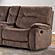 Cooper - Shadow Brown Manual Right Arm Facing Recliner by Parker House Furniture