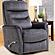 Gemini - Capri Charcoal Manual Swivel Recliner by Parker House Furniture