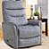 Gemini - Capri Silver Manual Swivel Recliner by Parker House Furniture