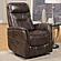 Gemini - Truffle Power Swivel Glider Recliner by Parker House Furniture