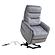 Gemini - Capri Silver Power Lift Recliner w/Articulating Headrest by Parker House Furniture