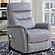 Gemini - Capri Silver Power Lift Recliner w/Articulating Headrest by Parker House Furniture