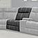 Mason - Charcoal Manual Armless Recliner by Parker House Furniture