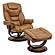 Monarch - Butterscotch Manual Reclining Swivel Chair & Ottoman by Parker House Furniture