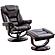 Monarch - Truffle Manual Reclining Swivel Chair & Ottoman by Parker House Furniture