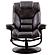 Monarch - Truffle Manual Reclining Swivel Chair & Ottoman by Parker House Furniture