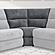 Polaris - Bizmark Grey Corner Wedge by Parker House Furniture