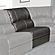 Swift - Twilight Armless Chair by Parker House Furniture