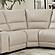 Whitman - Verona Linen Cordless Corner Wedge by Parker House Furniture