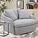 Boomer - Dove Grey Large Swivel Chair w/2 Toss Plws by Parker House Furniture