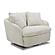 Boomer - Mega Ivory Large Swivel Chair w/2 Toss Plws by Parker House Furniture