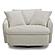 Boomer - Utopia Sand Large Swivel Chair w/2 Toss Plws by Parker House Furniture