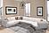 Escape Mirage Mist 4pc Sectional Sofa (921,915,920,950) by Parker House Furniture