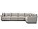 Playful - Canes Cobblestone 6Pc Package A Sectional (915(1),911(1),910(3),950(1)) by Parker House Furniture