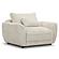 Utopia - Mega Ivory Chair & A Half - w/Lumbar Pillow by Parker House Furniture