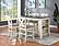 F1901 Cream Counter High Chair (Set of 6) for 2595 Table by Poundex