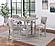 F2604 5 Pcs Counter High Table + 4 Chairs Dining Set by Poundex