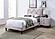 F9630F Light Pink Velvet Full Bed by Poundex