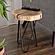 Colton 12 in. RoundWood and Metal End Table by Primo