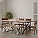 Loomie 82 in. Wood and Metal Dining Table by Primo