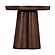 Senna 20 in. Wood Round Pedestal Coffee Table by Primo