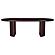 Geneva 94 in. Wood Oval Double Pedestal Dining Table by Primo
