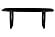 Azura 87 in. Black Wood Dining Table by Primo