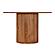 Margot 47 in. Wood Round Dining Table with Storage by Primo