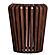 Reeves Brown Wood and Marble Coffee Table by Primo
