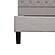 Ellie Grey Upholstered Platform Bed by Primo