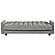 Penelope 85 in. Grey Sleeper Sofa with Storage by Primo