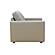 Knox 34 in. Taupe Leather Match Armchair by Primo