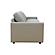 Knox 81 in. Taupe Leather Match Large 2-Cushion Sofa by Primo