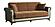 Proline Brown Sofa Bed & Loveseat by Casamode