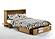 Poppy Harvest Brown Queen Murphy Cabinet Bed by Night & Day Furniture
