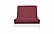 Premium Solid Burgundy Futon Cover by Prestige